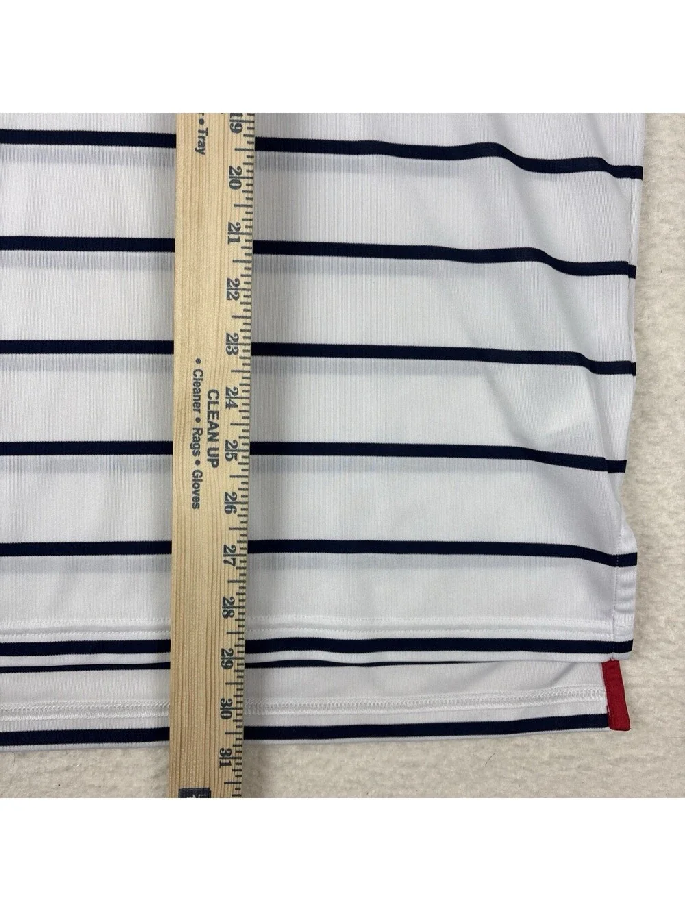 US Open Collection by Ralph Lauren Polo Shirt Mens L Striped Pebble Beach 2019